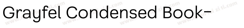 Grayfel Condensed Book字体转换